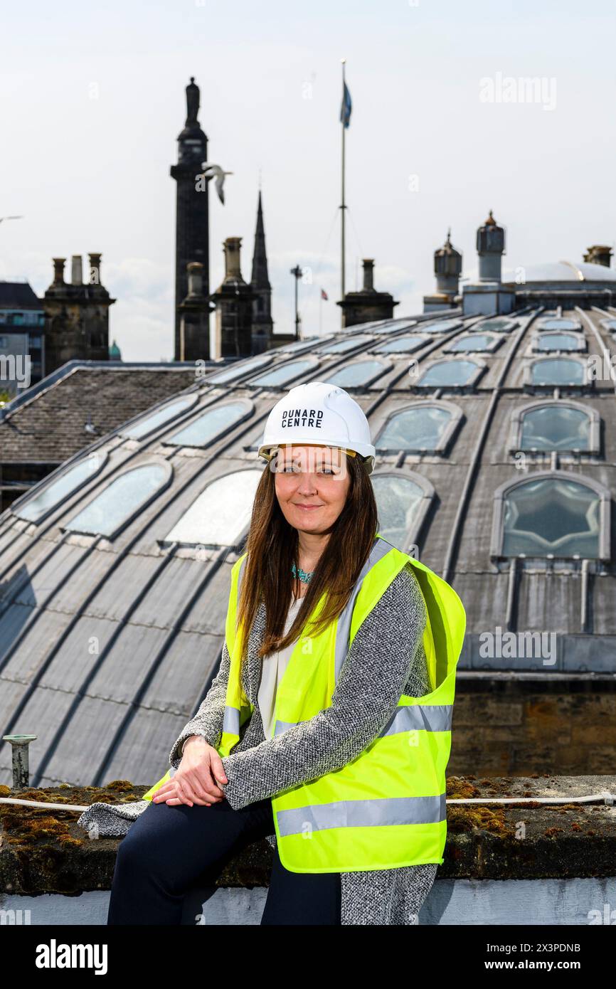 Im Bild: Jo Buckley nimmt den Top-Job bei IMPACT Scotland an, um „Once in a Lifetime Opportunity“ Jo Buckley sofort freizulassen, um bei D das Ruder zu übernehmen Stockfoto