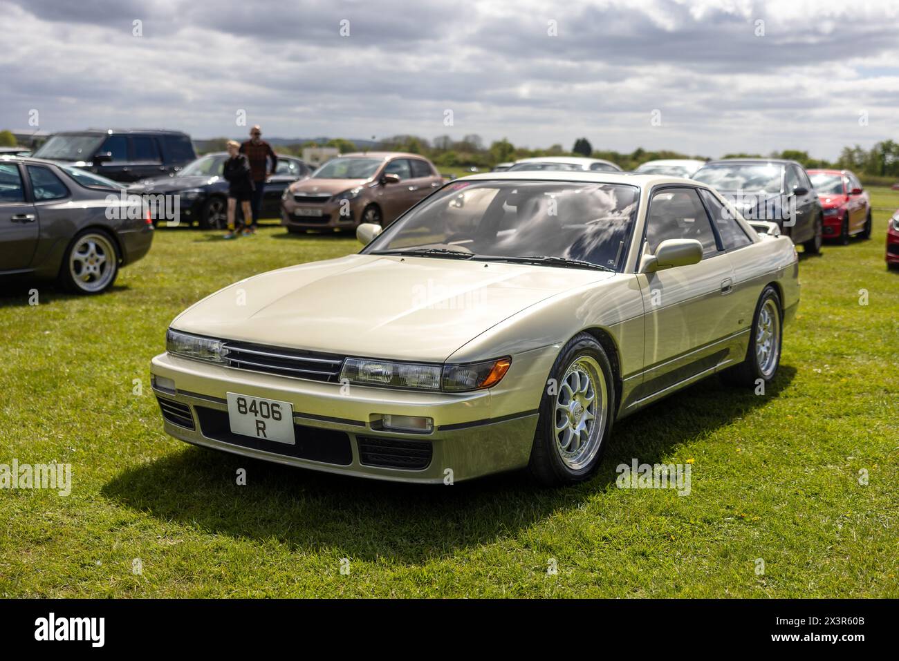 1993 Nissan Silvia, ausgestellt auf dem April Scramble im Bicester Heritage Centre am 21. April 2024. Stockfoto