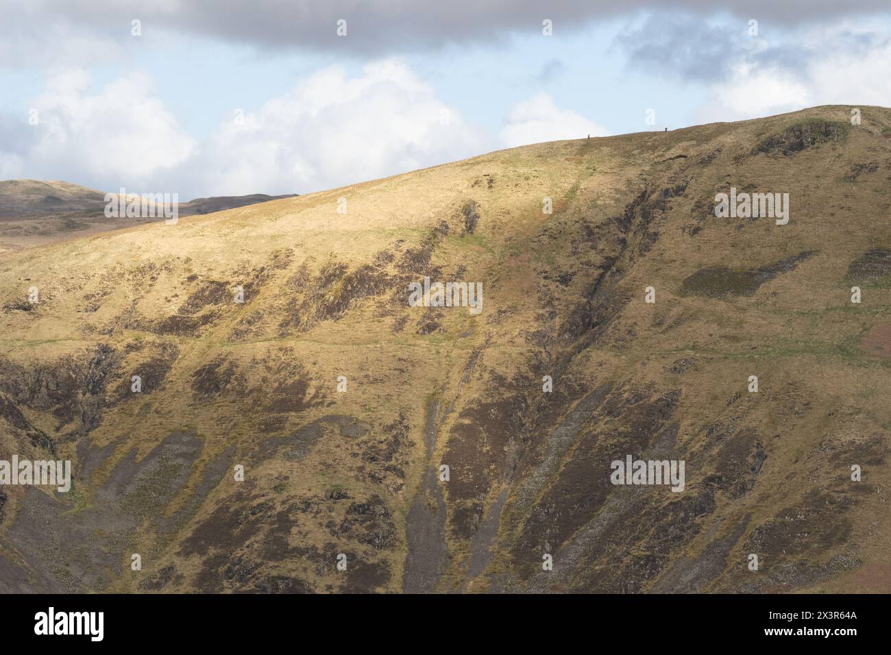 Ein weiterer Blick auf die Devil's Beef Tub vom Aussichtspunkt A701 nördlich von Moffat, Dumfries und Galloway, Schottland. Stockfoto