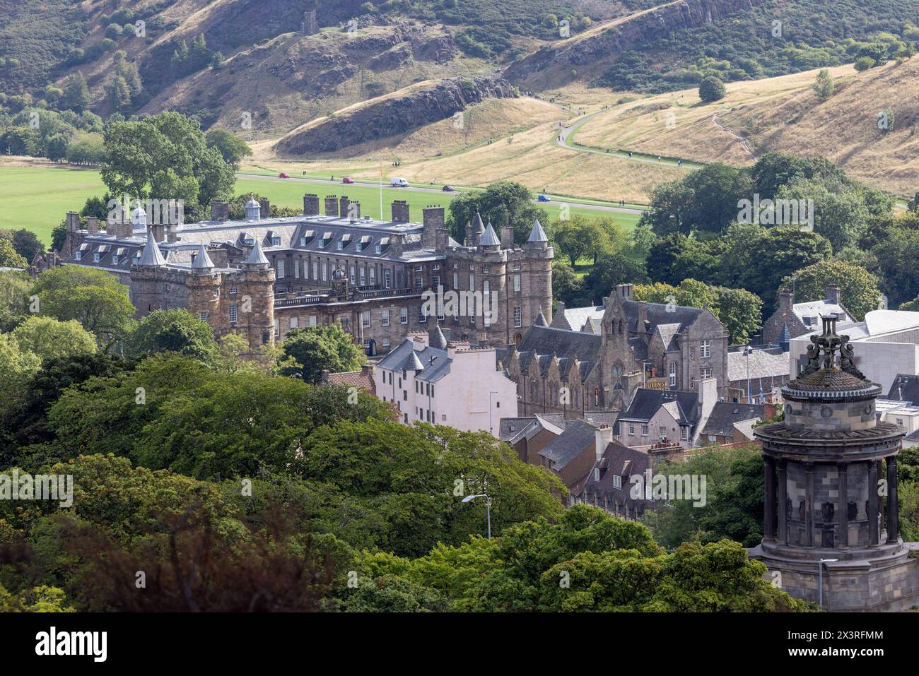 Der Palast von Holyrood, Edinburgh, Schottland Stockfoto