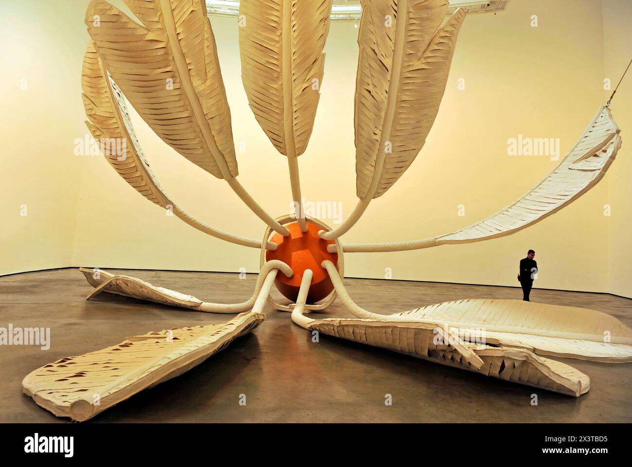 Menschen, Gugenheim Bilbao, Museum, Architektur, Touristen, Attraktion, Billbao, Spanien, Europa Stockfoto