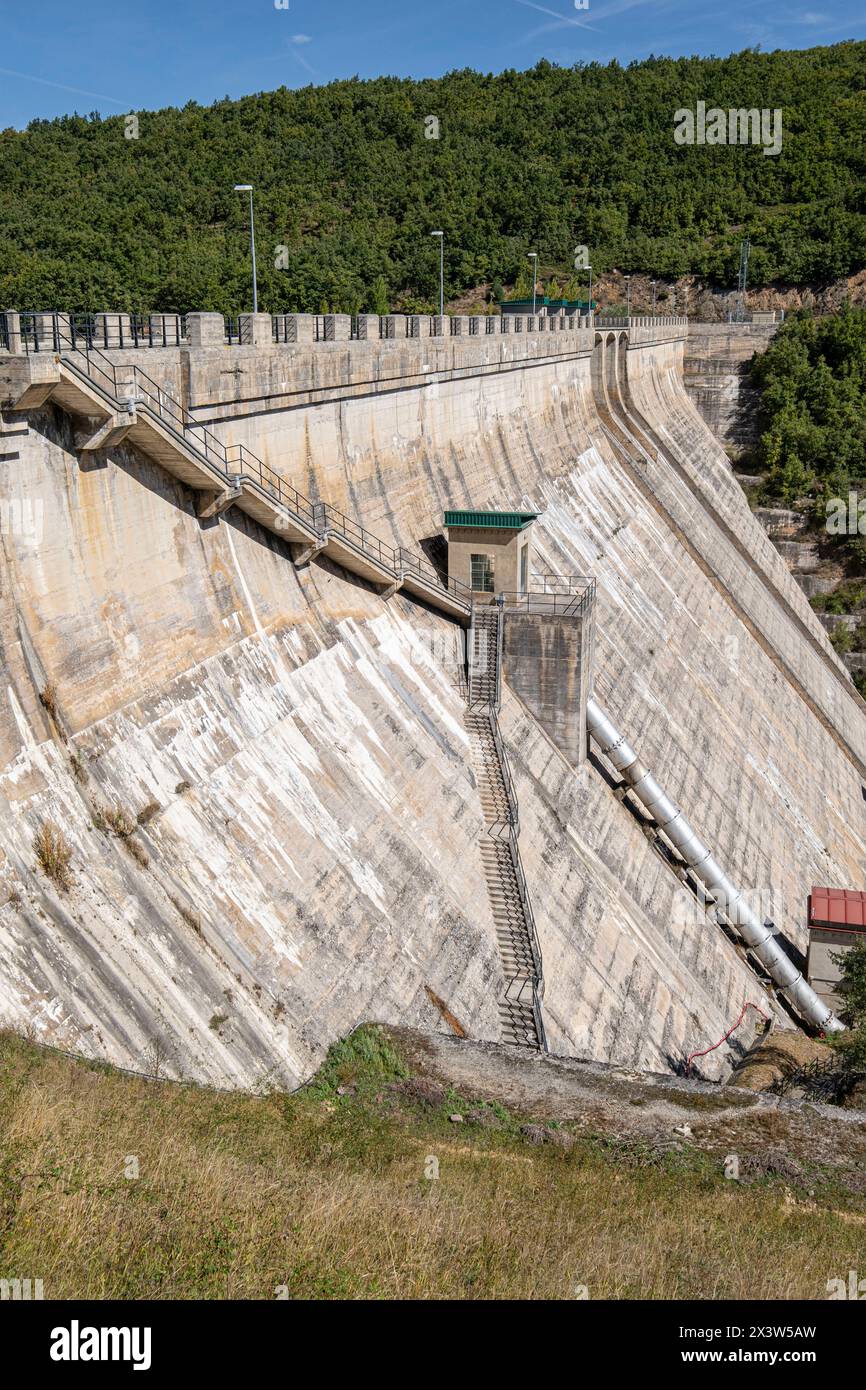 embalse González-Lacasa, La Rioja, Spanien Stockfoto