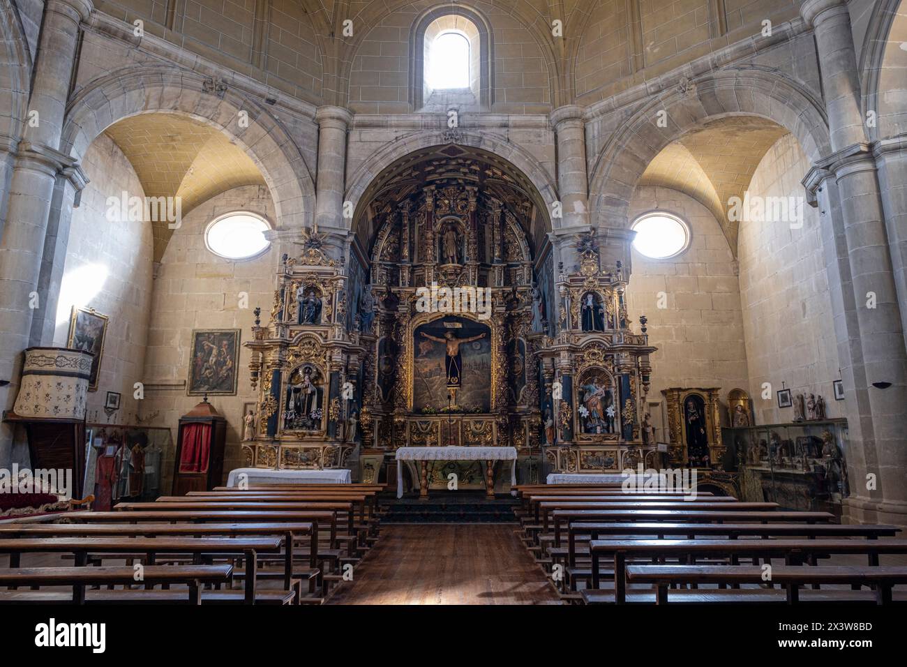 Ermita de San Juan , del Cristo de los Remedios , siglo XVIII, Briones, La Rioja, Spanien Stockfoto