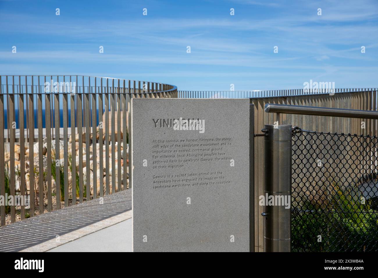 North Head Manly im Sydney Harbour National Park, Yiningma Lookout auf der Fairfax Track, Sydney, NSW, Australien Stockfoto