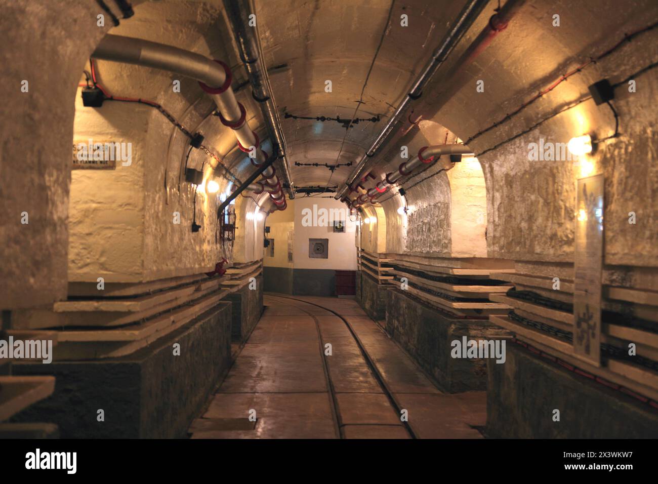 Frankreich, Grand-Est, Bas Rhin (67) Elsass, Hunspach, fort de Schoenenbourg (ligne maginot) Stockfoto