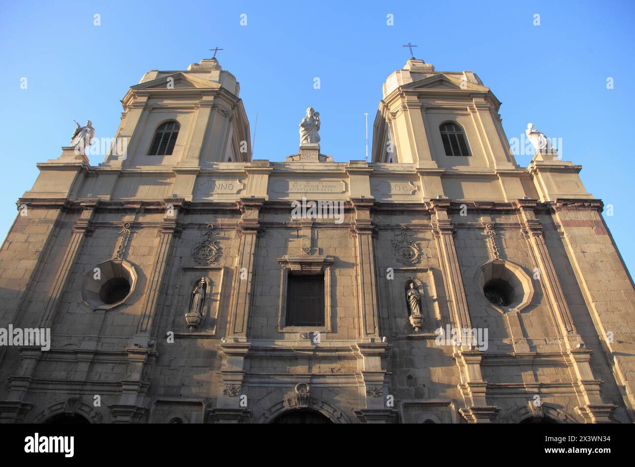 Chile, Santiago, Templo de Santo Domingo, Kirche, Stockfoto
