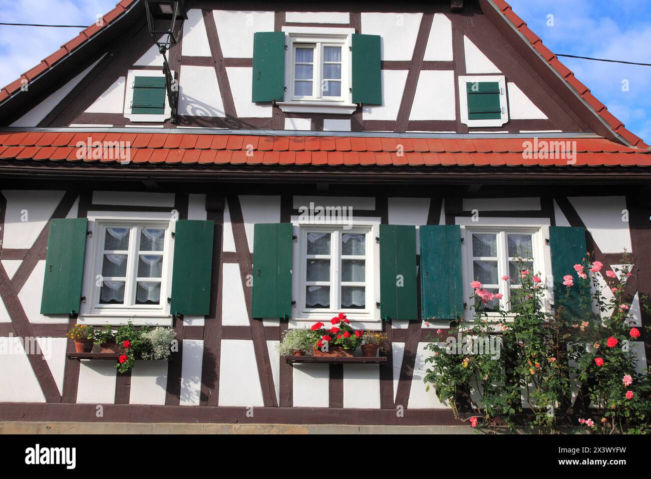 Frankreich, Grand-Est, Bas Rhin (67) Elsass, Hunspach Stockfoto