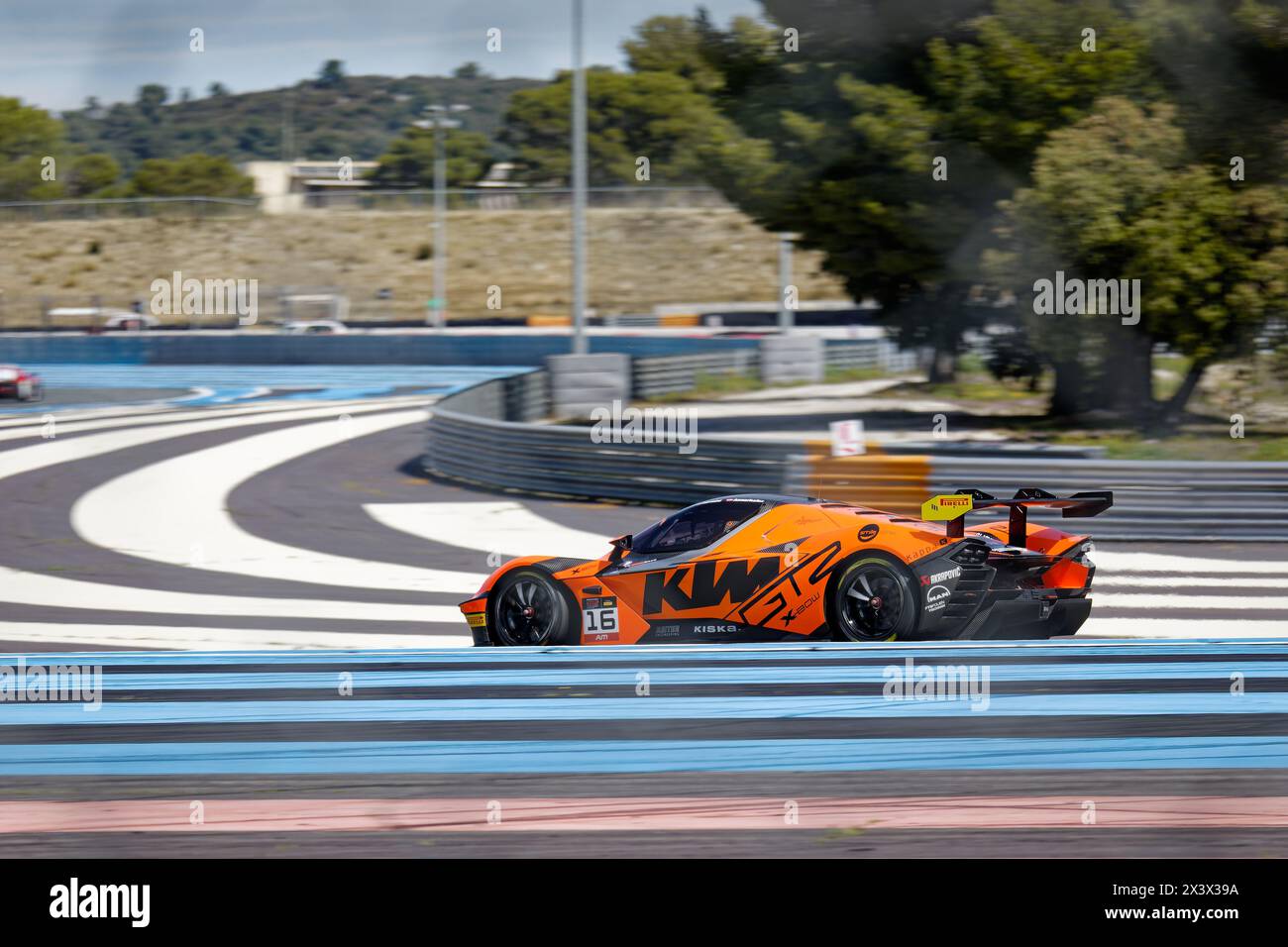 FANATEC GT2 WORLD 2024 auf Circuit Paul Ricard, Castellet, FRANKREICH, 04/2024 Florent 'MrCrash' B. Stockfoto