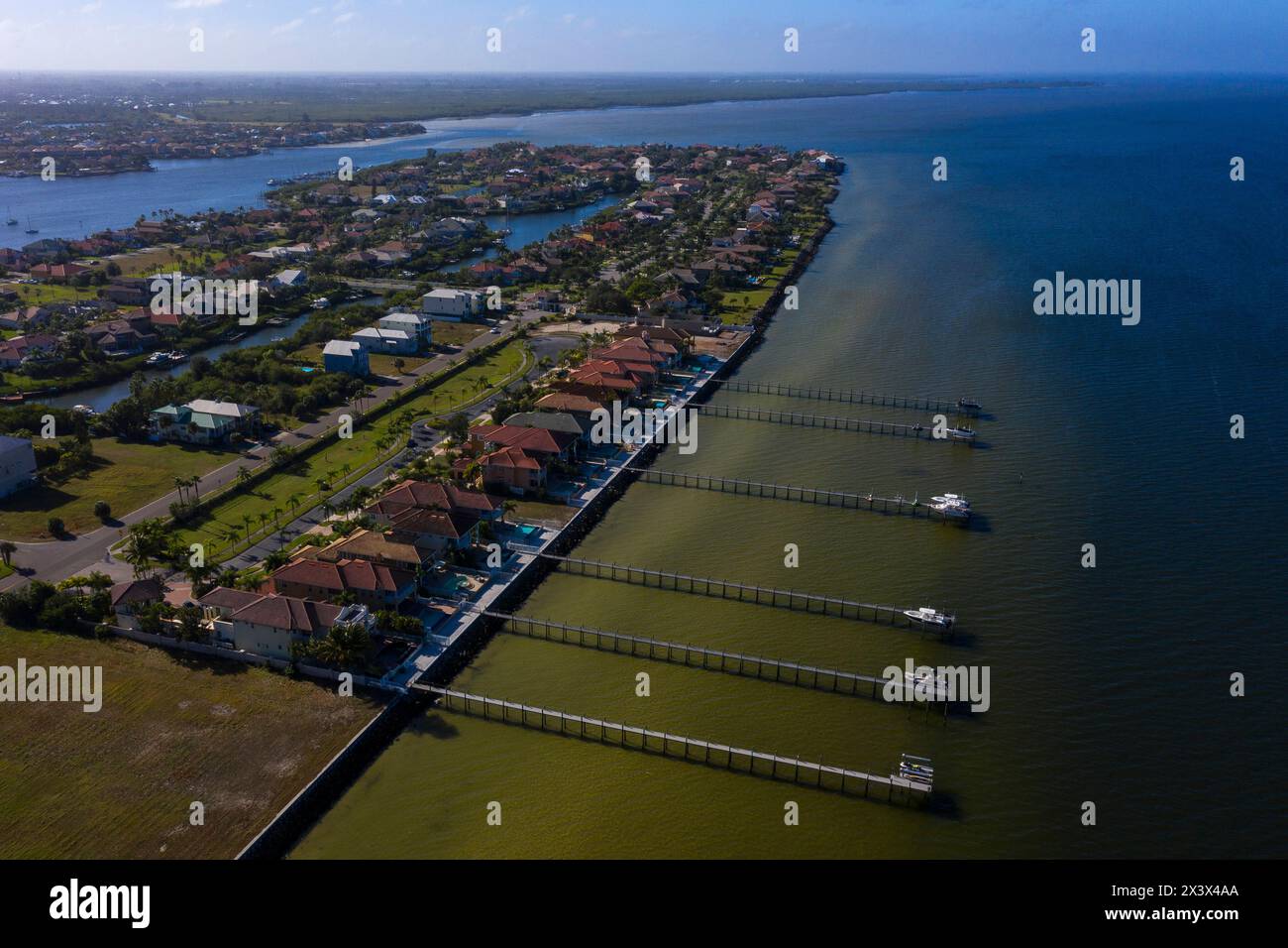 Usa, Florida. Hillsborough County. Apollo Beach Stockfoto
