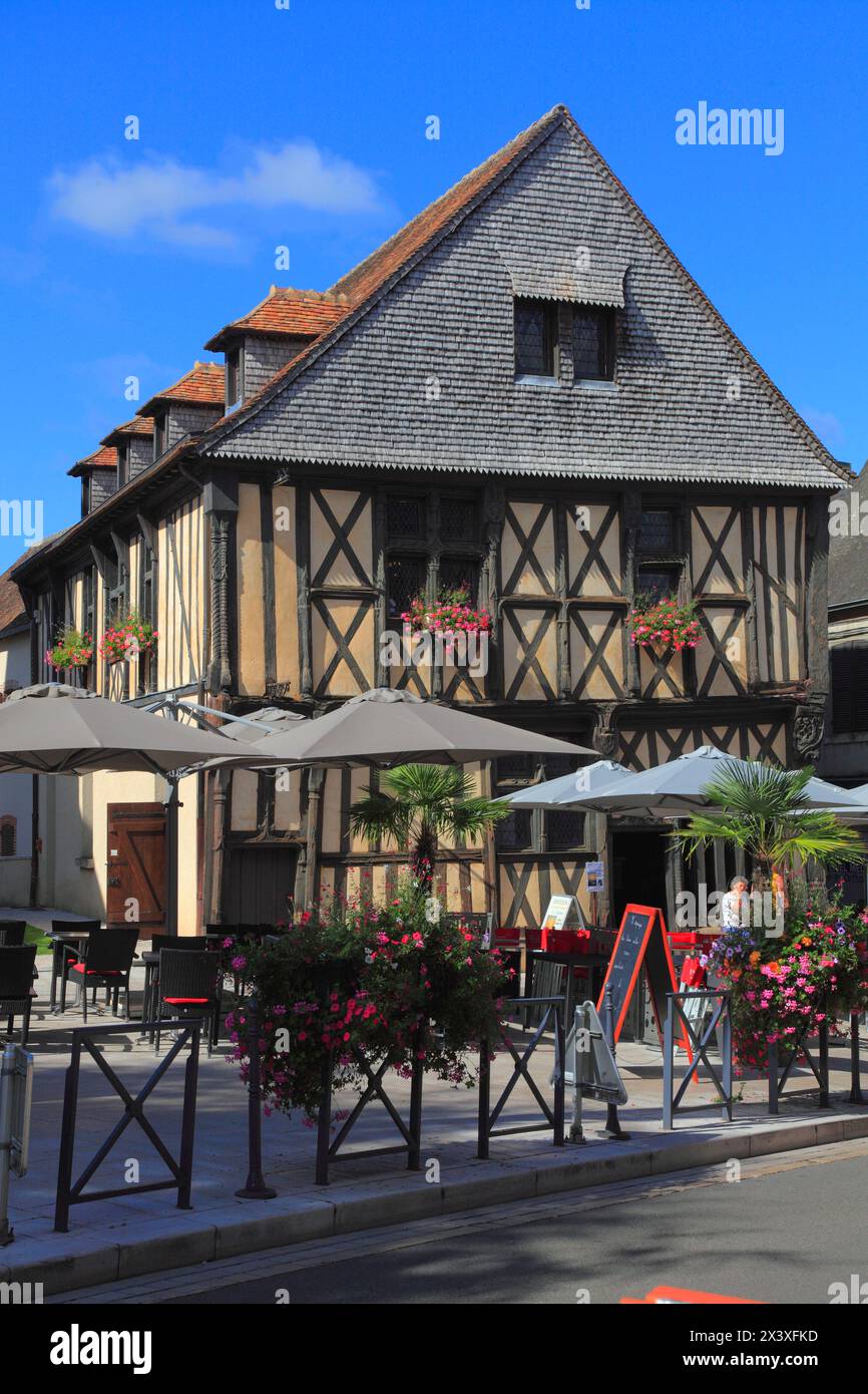 Frankreich, Centre Val de Loire, Departement Cher, Aubigny sur Nere, Francois 1er Haus Stockfoto