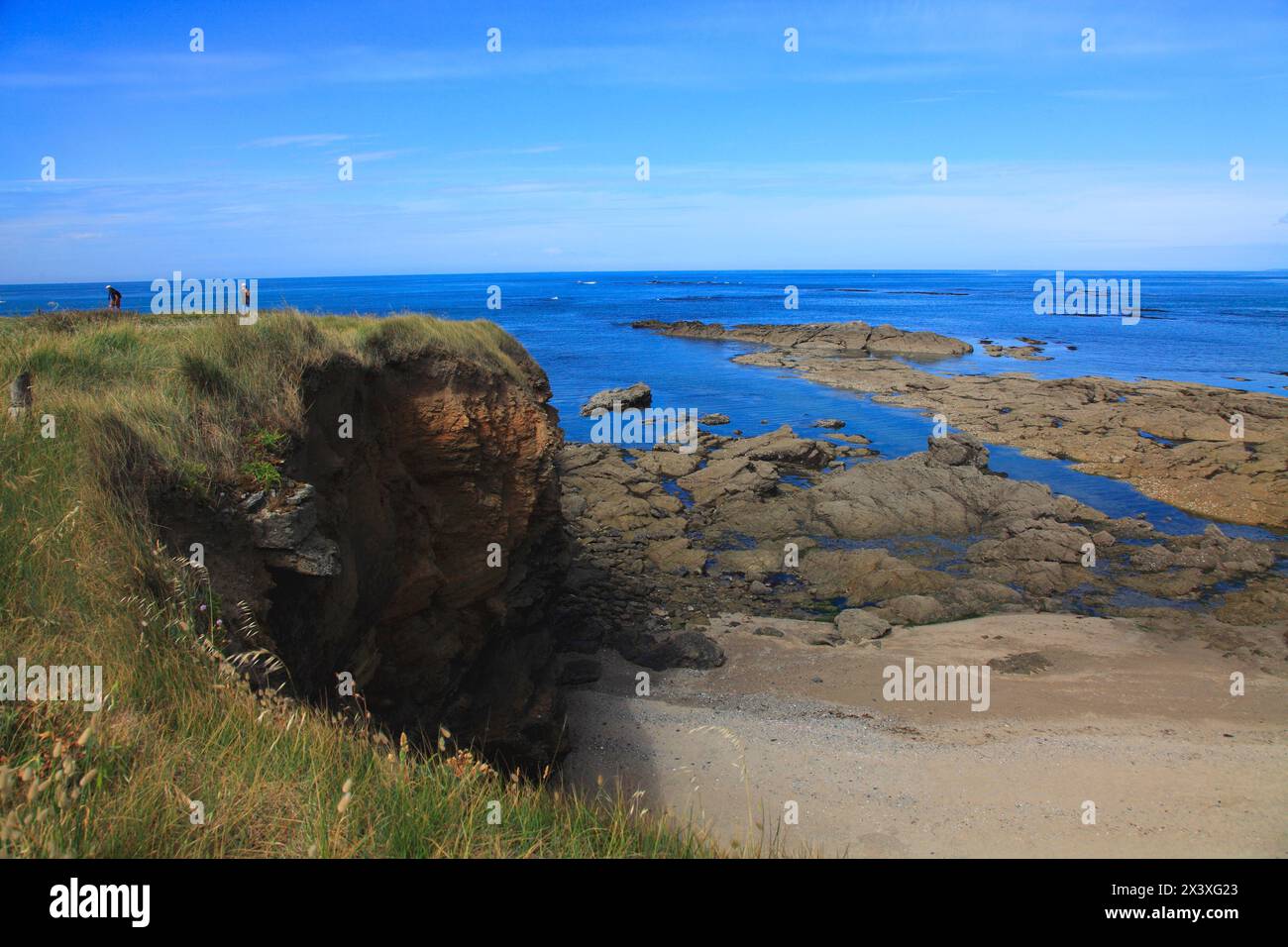 France, Pays de la Loire, Loire Atlantique (44), Piriac sur Mer, castelli Point Stockfoto
