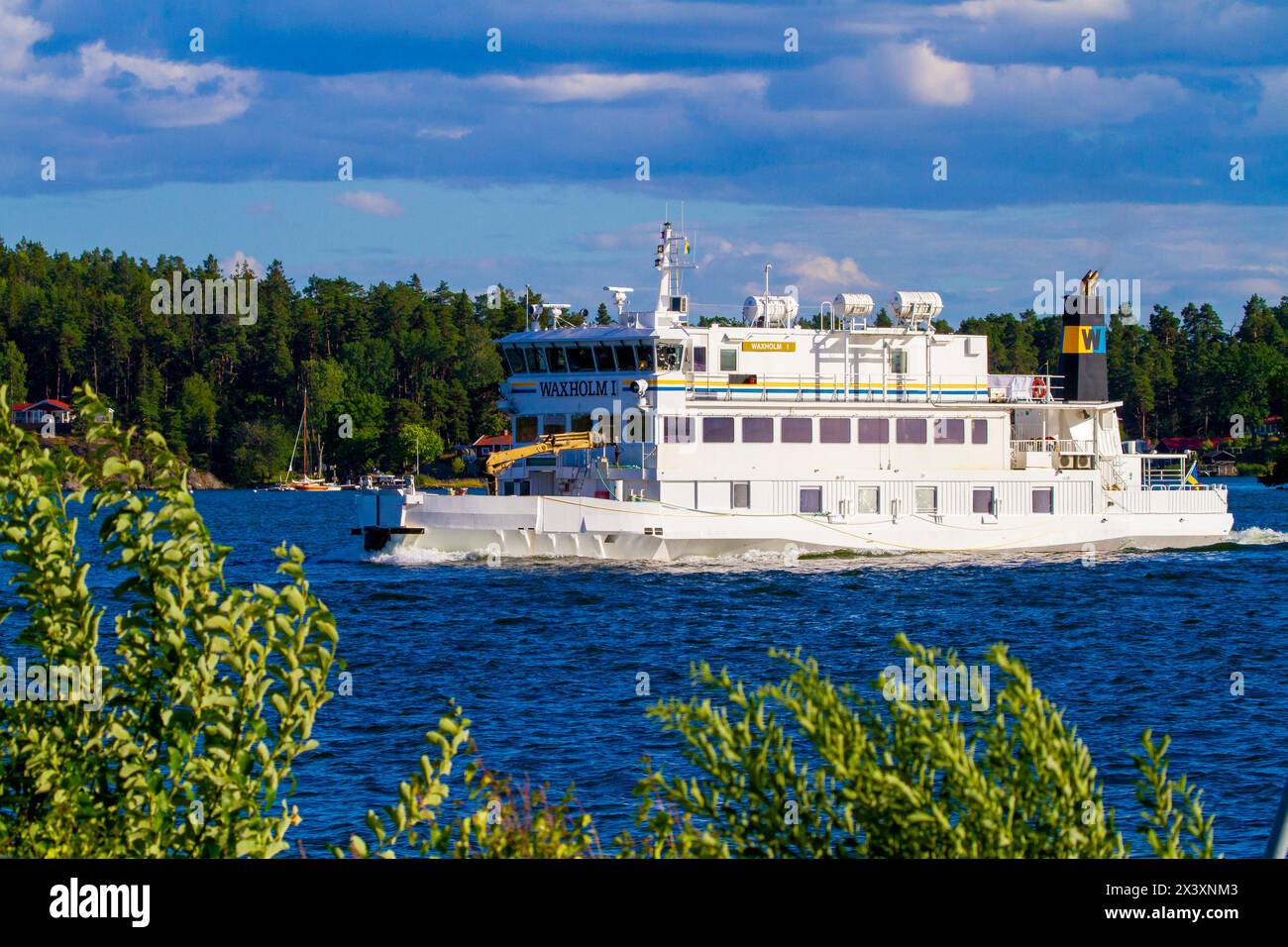Europa, Skandinavien, Schweden, Stockholmer Archipel, Vaxholm Island Stockfoto