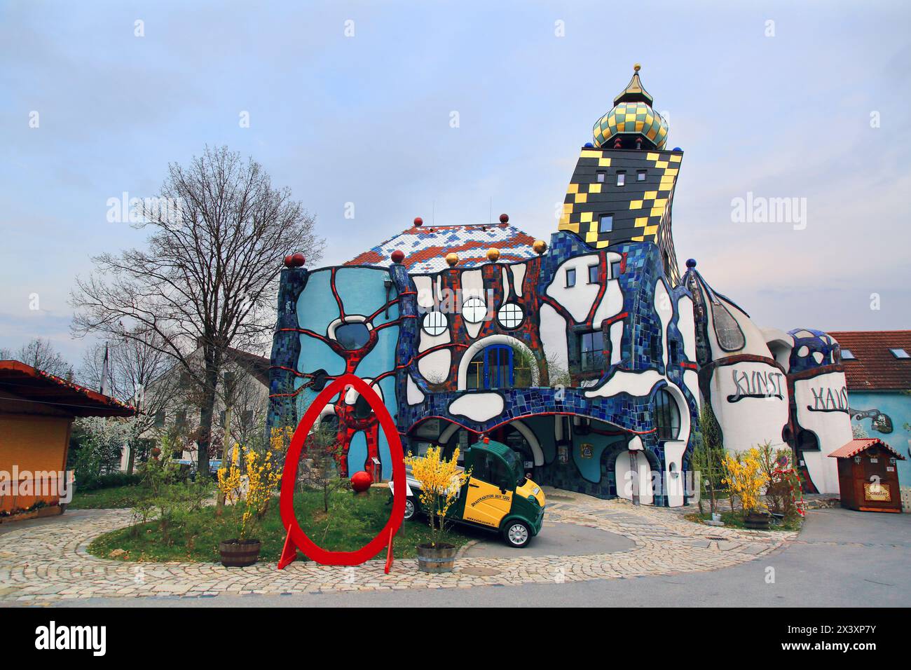 Deutschland, Niederbayern, Abensberg, Kuchlbauer Brauerei Stockfoto