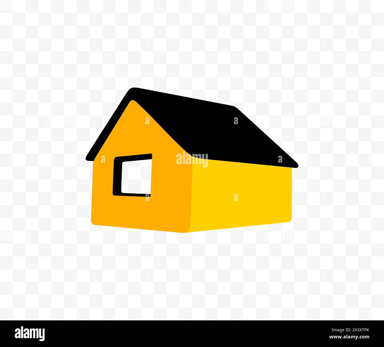 Haus, Haus, Gebäude und Architektur, Grafikdesign. Bauwesen, Wohnungen, Immobilien und Immobilien, Vektordesign und Illustration Stock Vektor