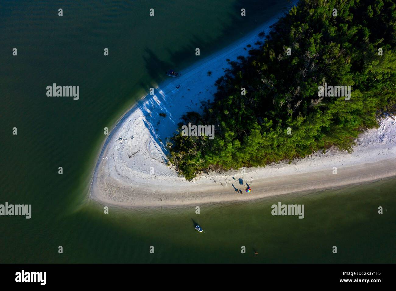 Usa, Florida. Collier County. Marco Island. Zehntausend Inseln Stockfoto