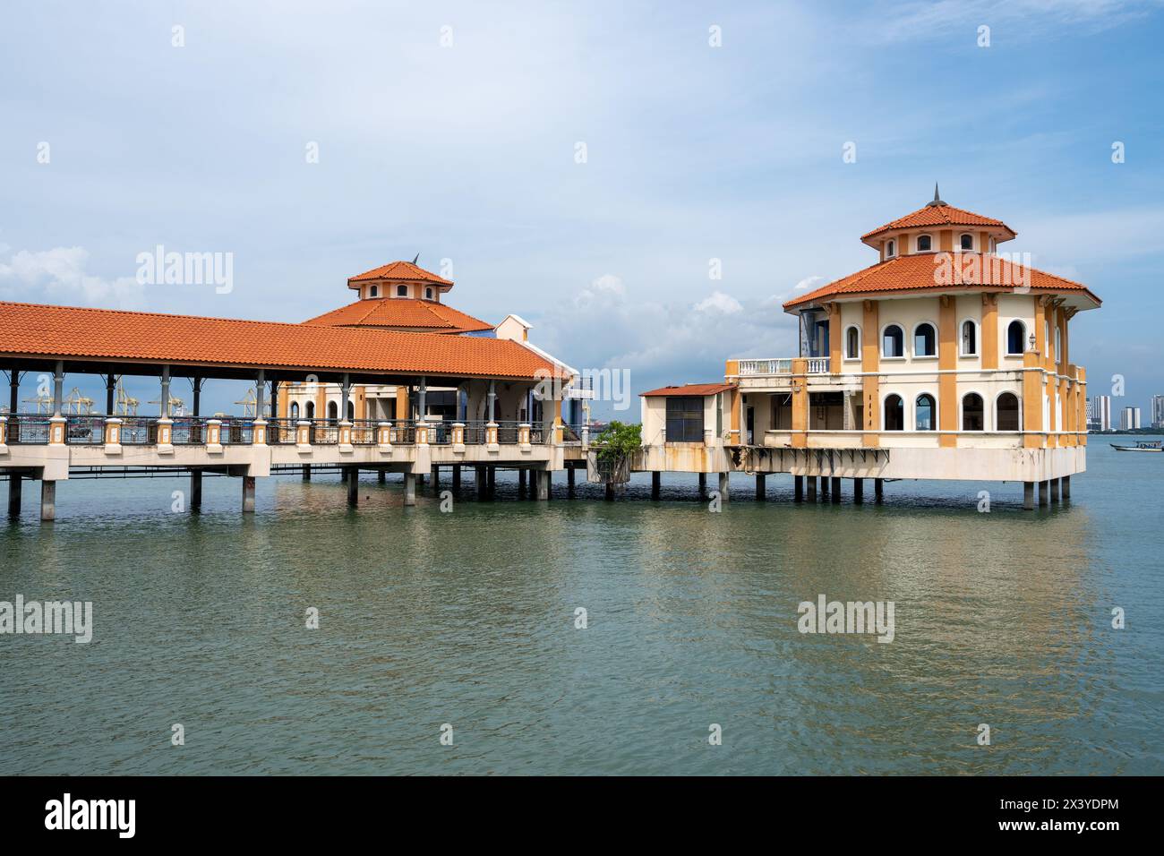 Ein Pier Building von George Town auf Penang Island in Malaysia Asien Stockfoto