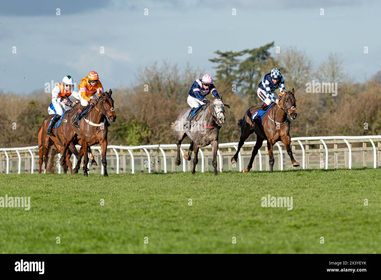 Wincanton Hürdenrennen, Donnerstag, 20. Januar 2022 Stockfoto