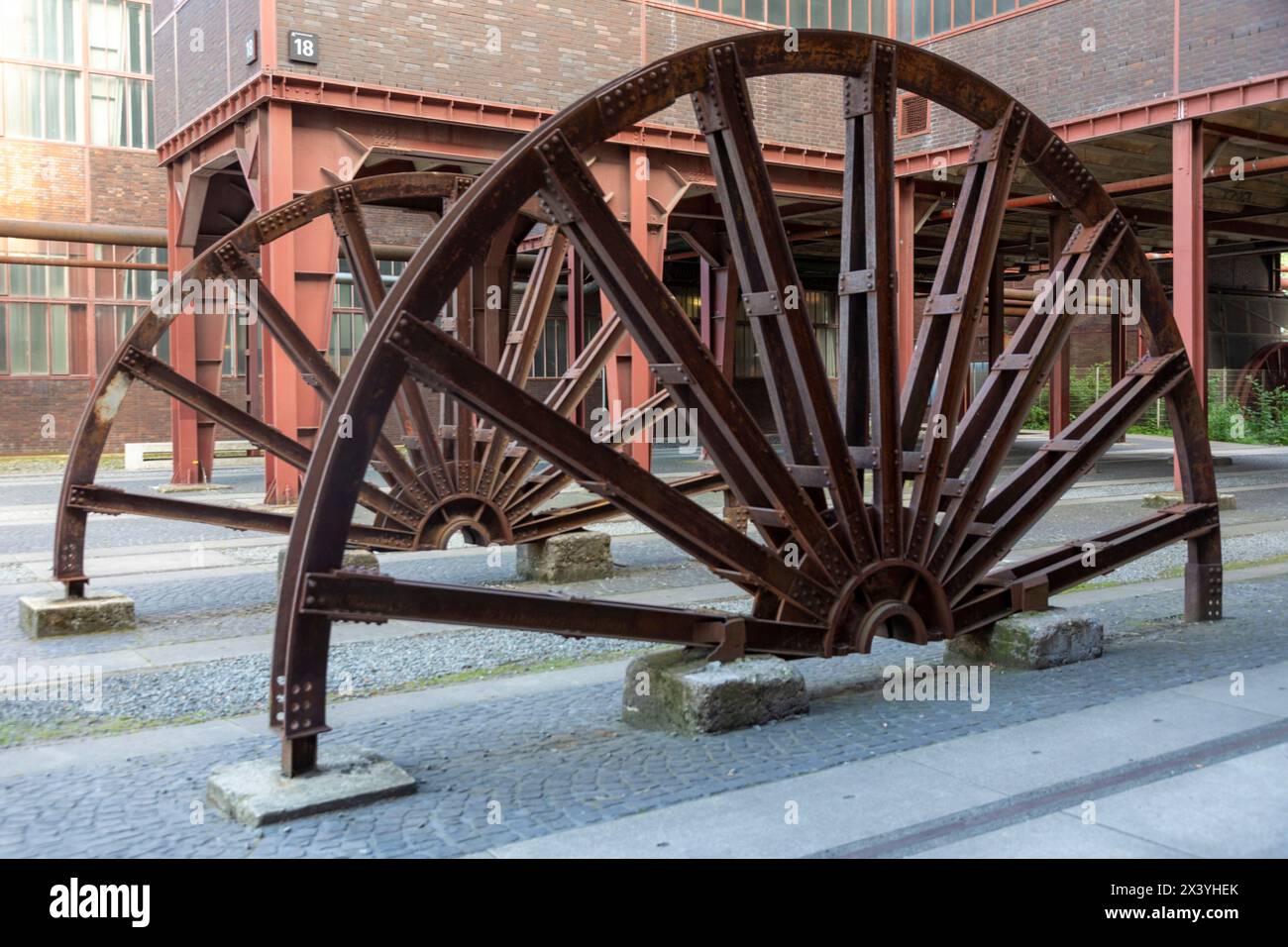 Europa, Deutschland. Nordrhein-Westfalen. Essen, Kohlebergwerk Zollverein Industriekomplex Stockfoto