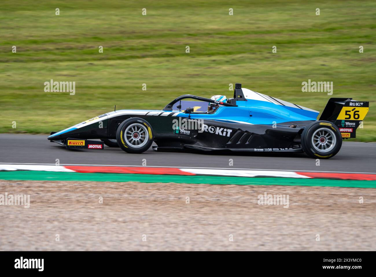 Yuanpu CUI 56 Phinsys by Argenti Qualifying Donington Park im Donington Park, Derby, England am 27. April 2024. Foto von Chris Williams. Redaktionelle Verwendung Stockfoto