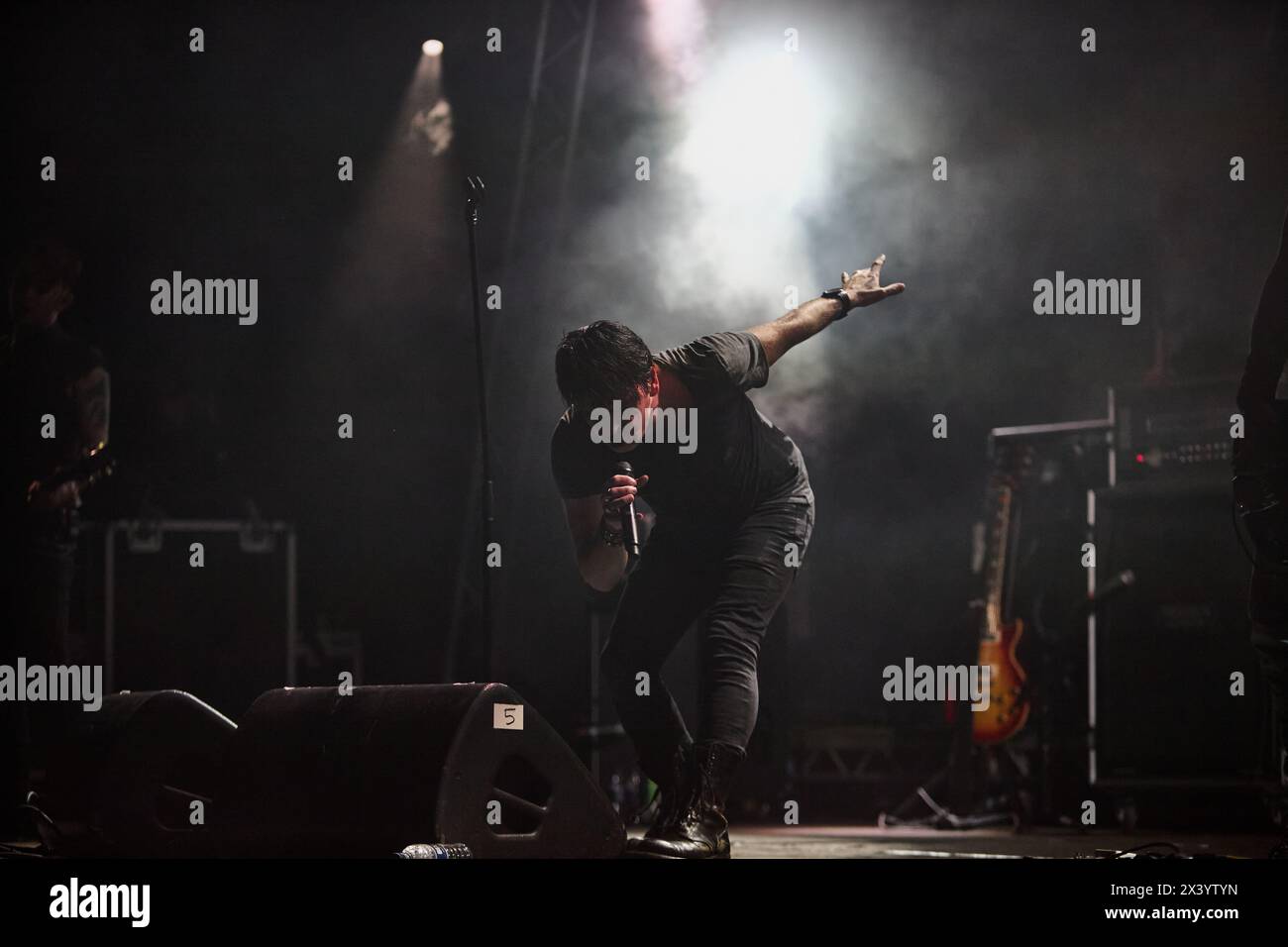 Gary Numan trat auf dem Guilfest 2012 auf Stockfoto