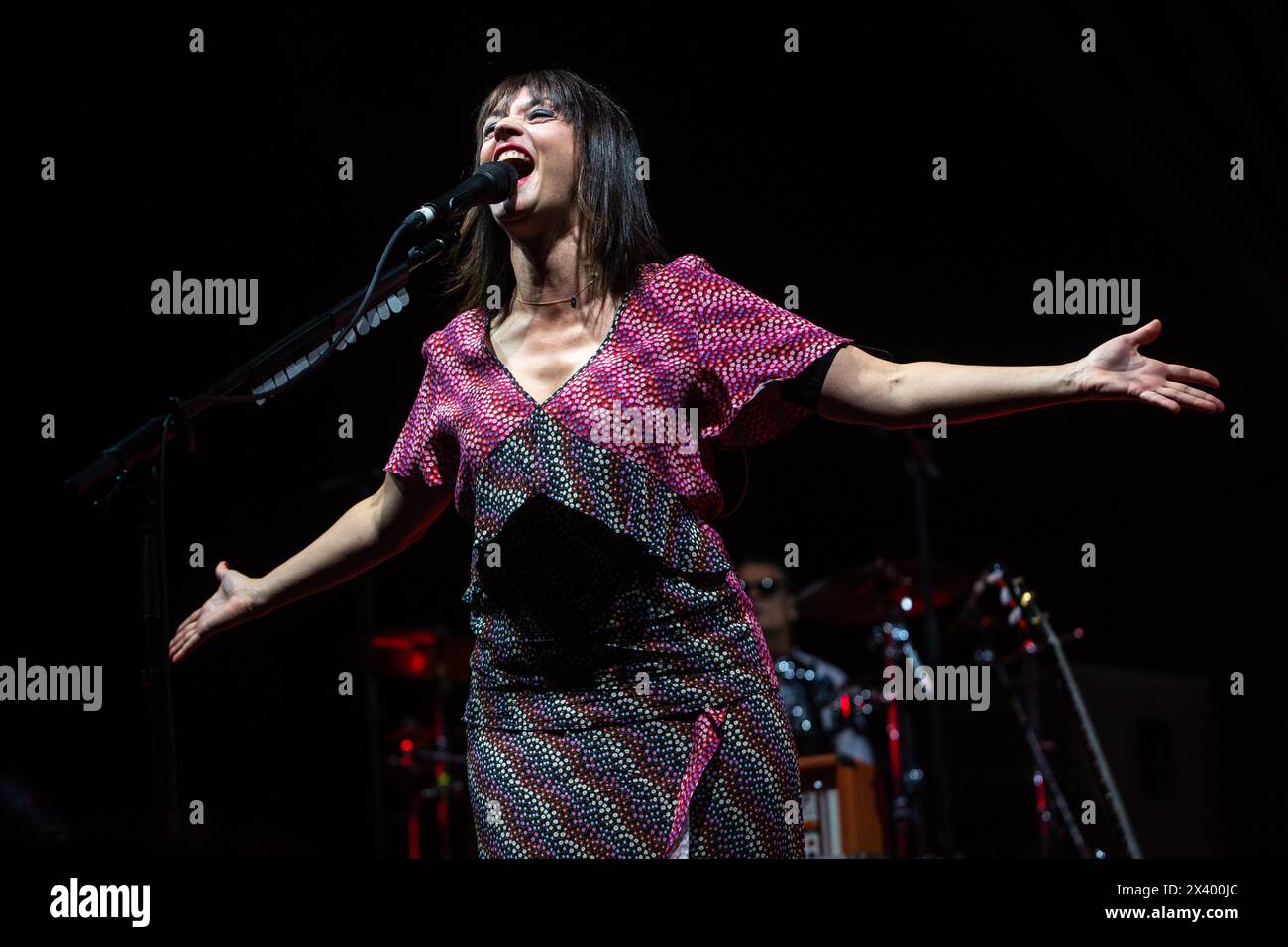 Mailand, Italien. September 2022. Die italienische Sängerin und Songwriterin Carmen Consoli tritt live während eines Konzerts im Carroponte auf Stockfoto