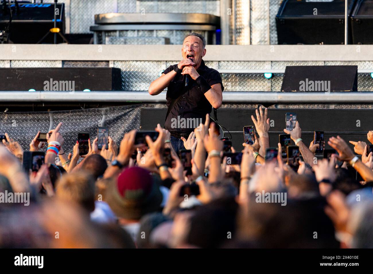 Monza, Italien. Juli 2023. Bruce Springsteen tritt am 25. Juli 2023 live im Autodromo di Monza auf. Credit: NurPhoto SRL/Alamy Live News Stockfoto