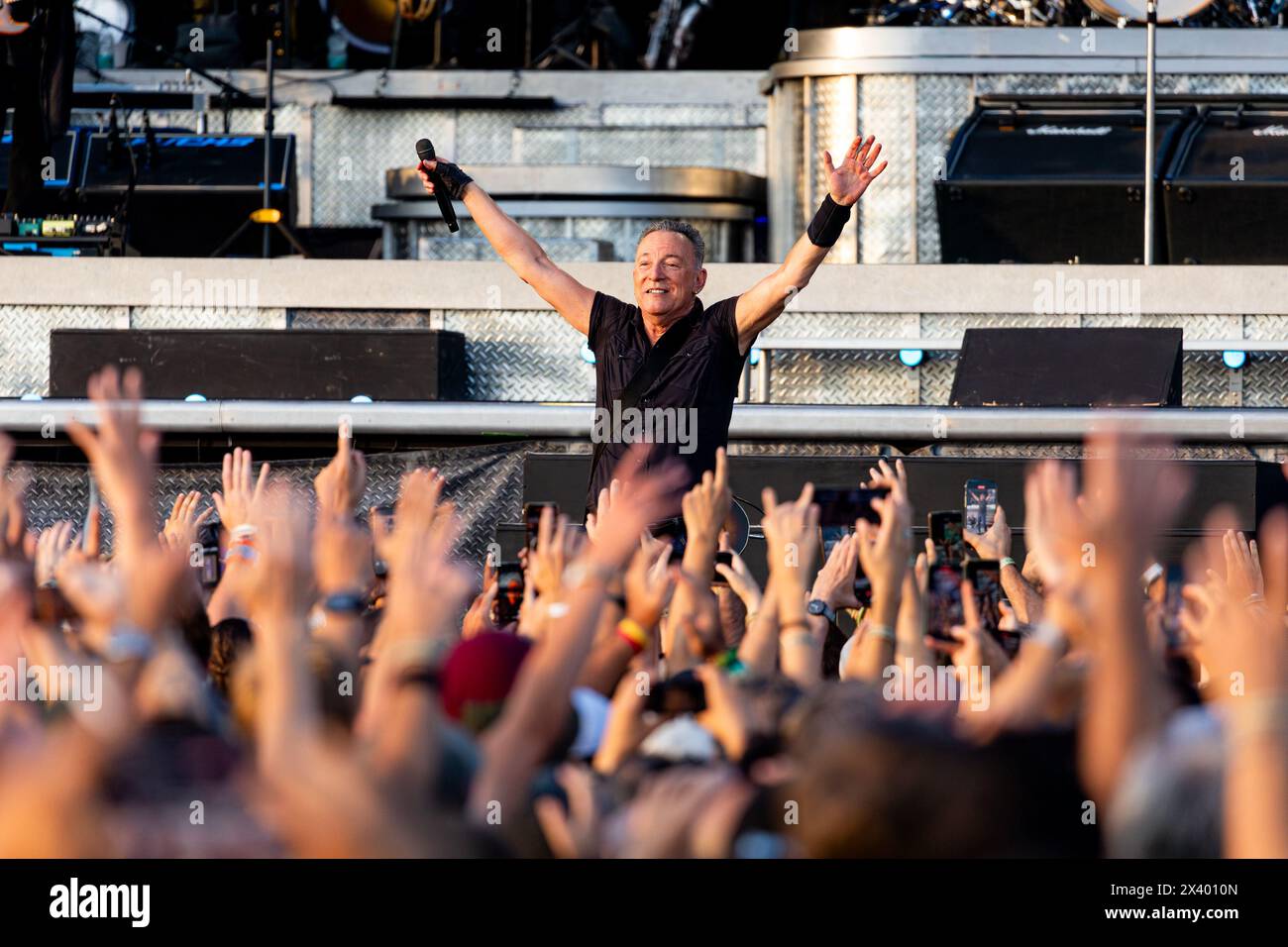 Monza, Italien. Juli 2023. Bruce Springsteen tritt am 25. Juli 2023 live im Autodromo di Monza auf. Credit: NurPhoto SRL/Alamy Live News Stockfoto