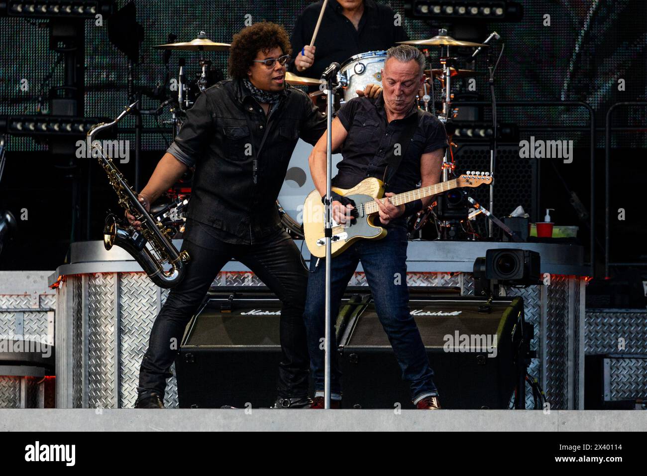 Monza, Italien. Juli 2023. Bruce Springsteen tritt am 25. Juli 2023 live im Autodromo di Monza auf. Credit: NurPhoto SRL/Alamy Live News Stockfoto