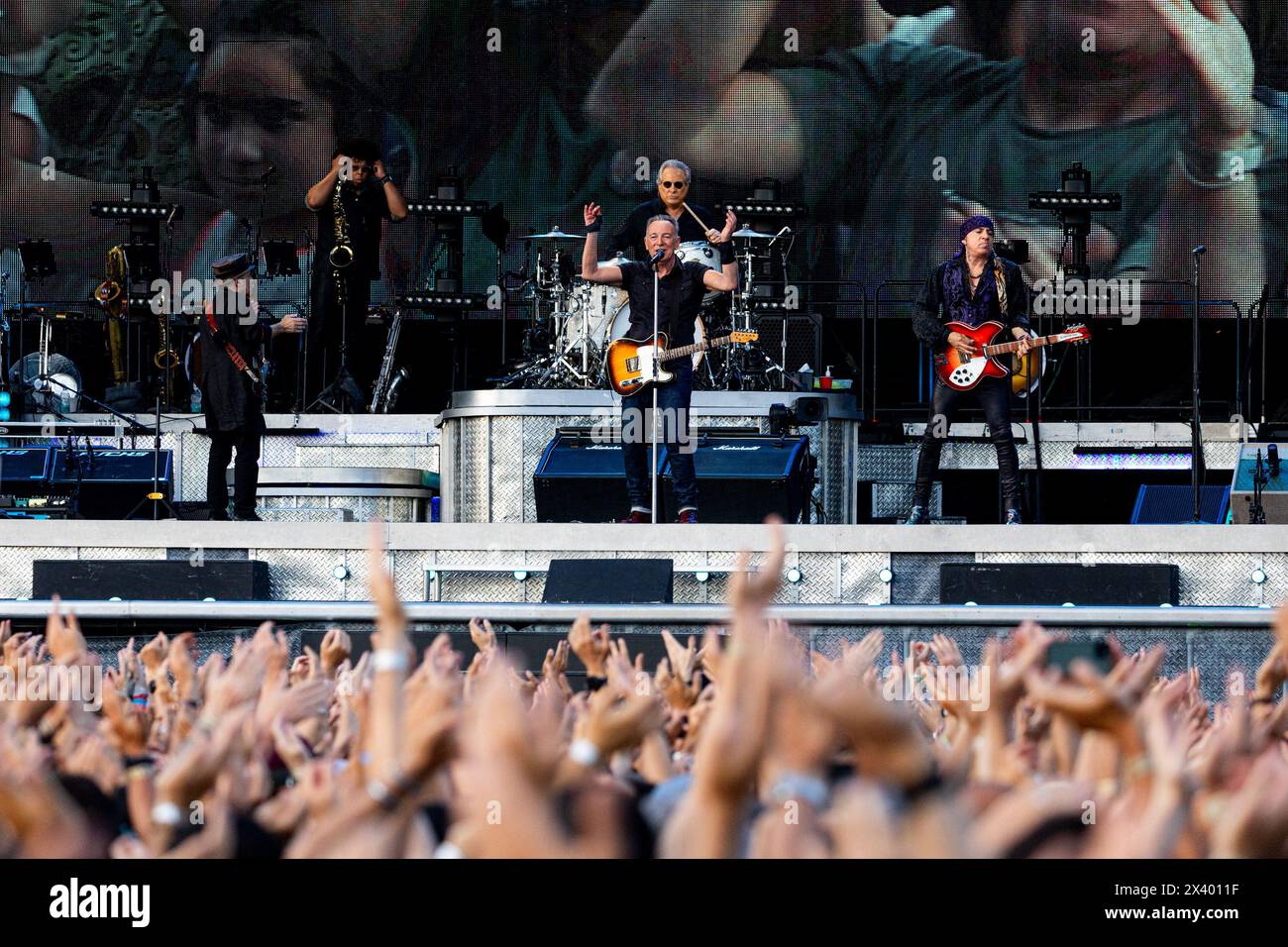 Monza, Italien. Juli 2023. Bruce Springsteen tritt am 25. Juli 2023 live im Autodromo di Monza auf. Credit: NurPhoto SRL/Alamy Live News Stockfoto