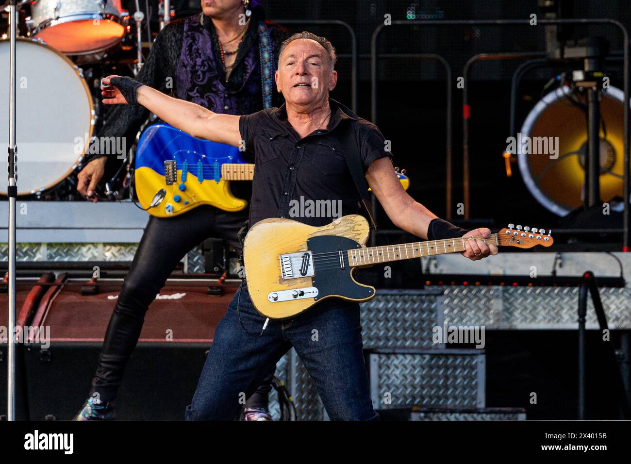 Monza, Italien. Juli 2023. Bruce Springsteen tritt am 25. Juli 2023 live im Autodromo di Monza auf. Credit: NurPhoto SRL/Alamy Live News Stockfoto