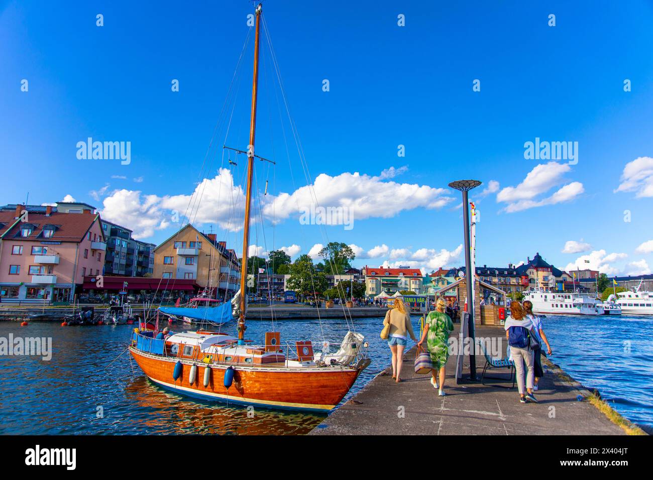 Europa, Skandinavien, Schweden, Stockholmer Archipel, Vaxholm Island Stockfoto
