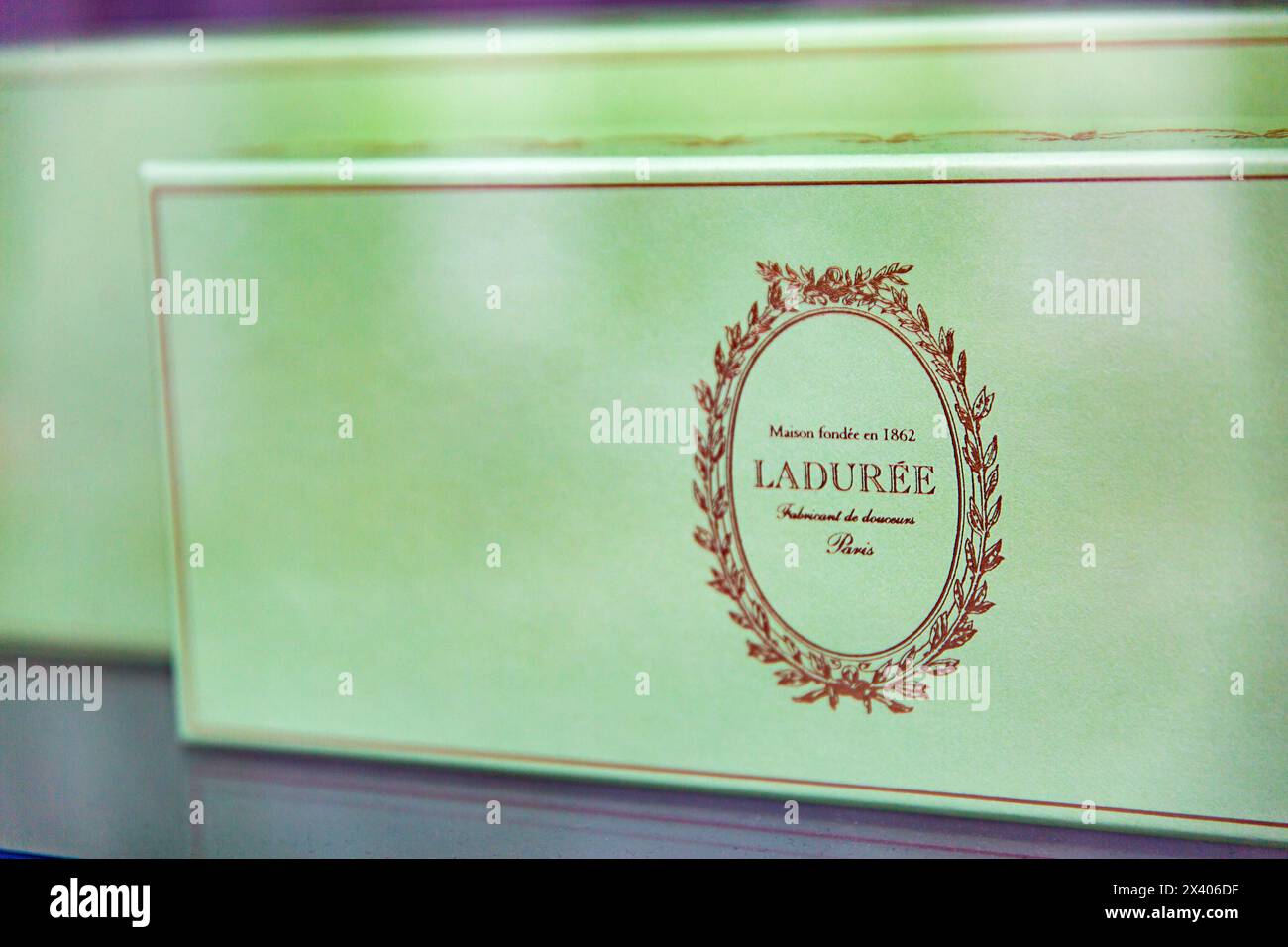 Europa, Luxemburg, Luxemburg-Stadt, Laduree Stockfoto