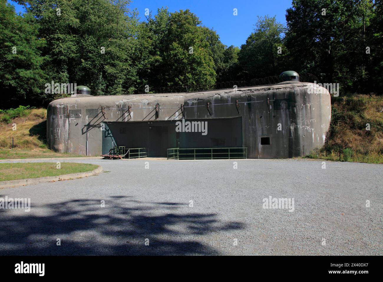 Frankreich, Grand-Est, Bas Rhin (67) Elsass, Hunspach, fort de Schoenenbourg (ligne maginot) Stockfoto