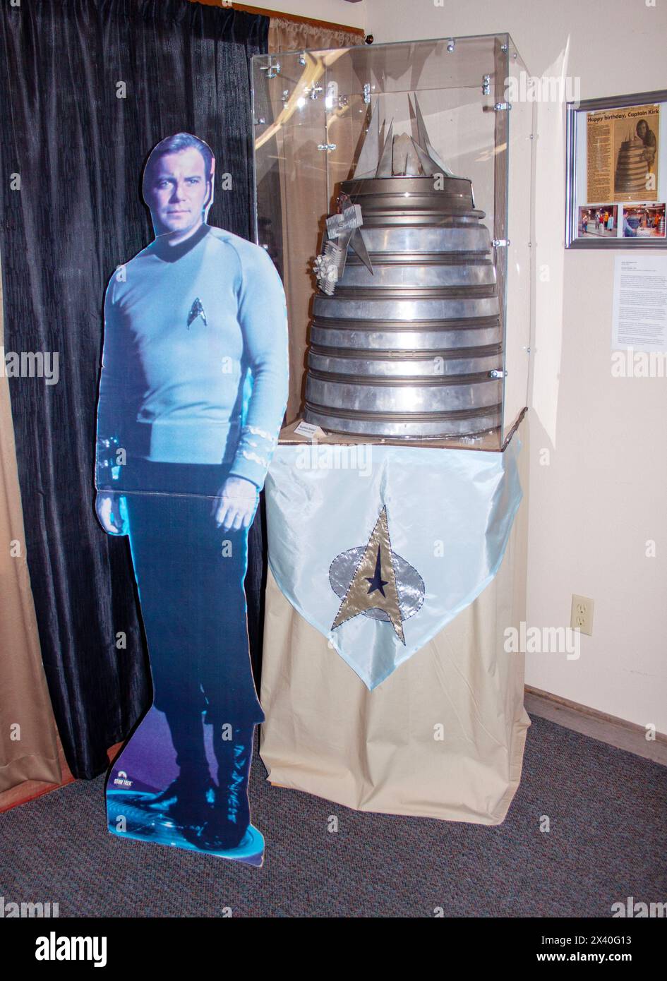 Zukünftiger Geburtsort von Captain Kirk von Star Trek Stockfoto