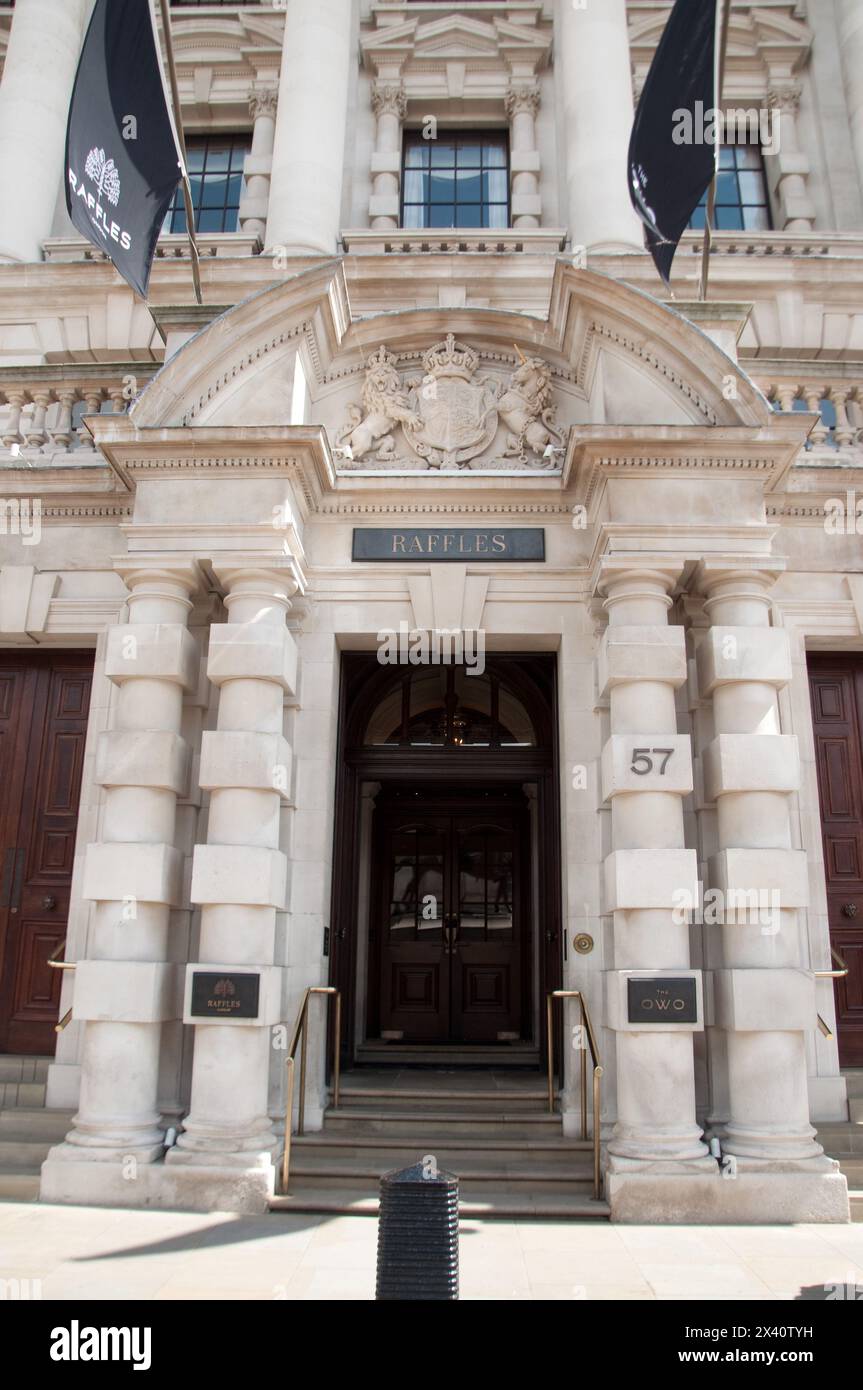 Old war Office, Whitehall, Westminster, London, Großbritannien - jetzt ein Hotel; OWO Hotel; Stockfoto