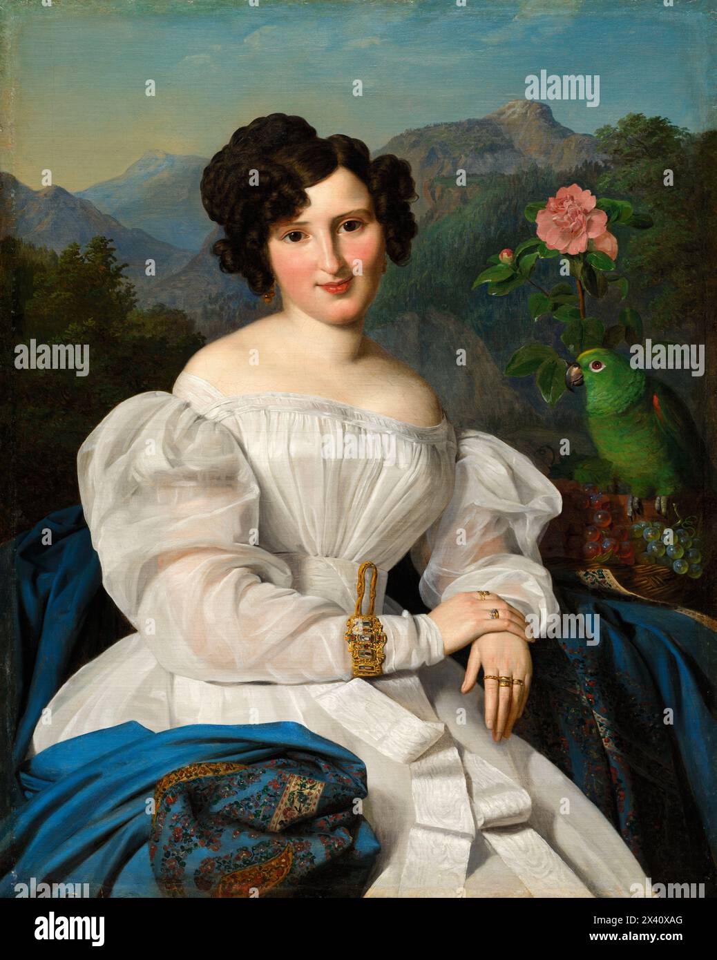 Gräfin Széchenyi. Ferdinand Georg Waldmüller. 1828. Stockfoto