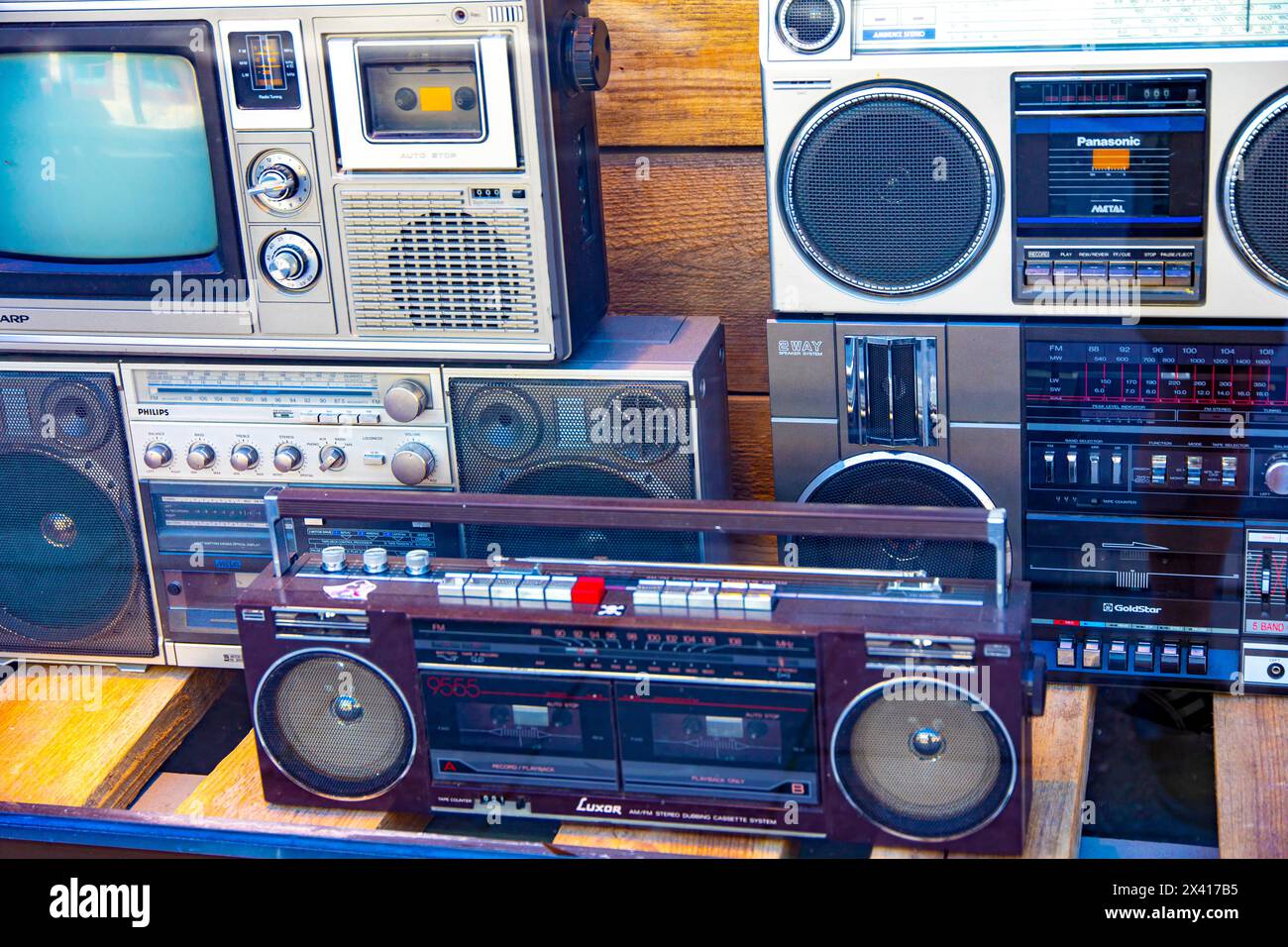 Bandspieler Stockfoto
