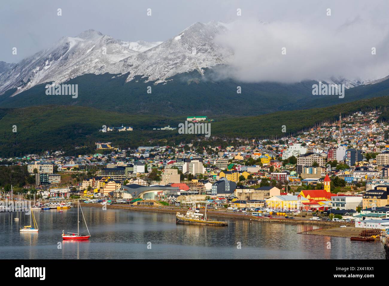 Ushuaia, Feuerland, Argentinien, Südamerika Stockfoto