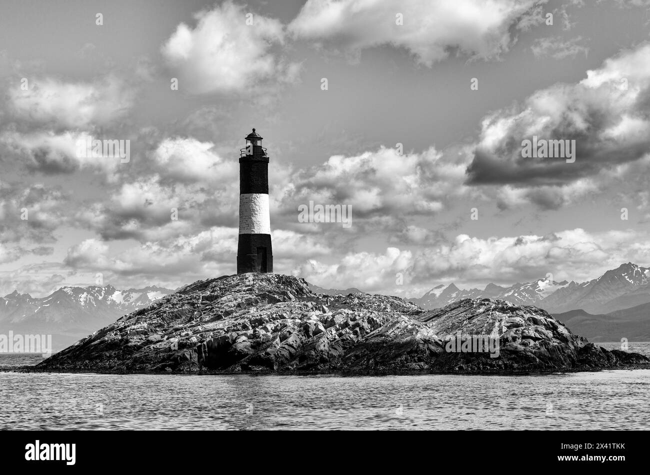 Leuchtturm Les Eclaireurs, Ushuaia, Feuerland, Argentinien, Südamerika Stockfoto