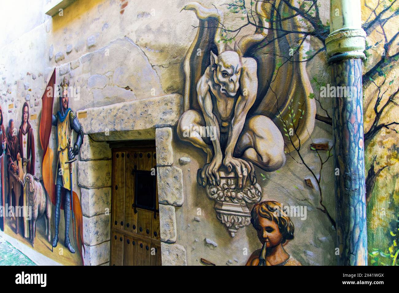 Frankreich, Hauts de France, Aisne, Laon. Altstadt, Ruelle des Neufliers Stockfoto