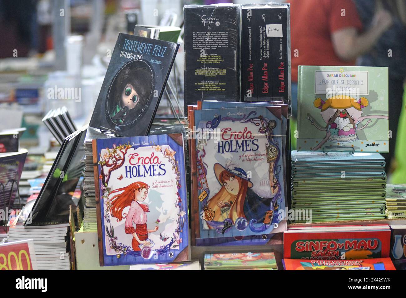 48° Feria Internacional del Libro de Buenos Aires (48° Internationale Buchmesse von Buenos Aires). La Rural, Predio Ferial de Palermo. Argentinien Stockfoto