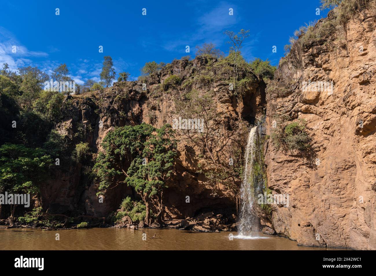 Makalla Falls, Lake Nakuru National Park, Kenia, Afrika Stockfoto