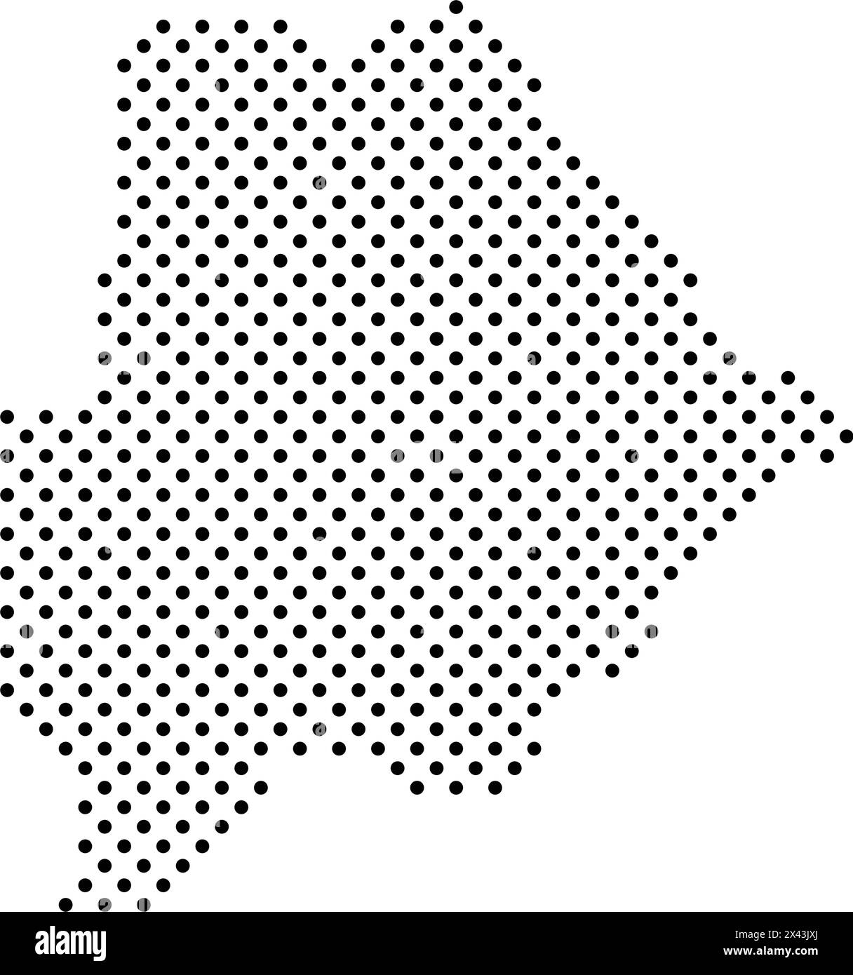 Botswana Karte Symbol Vektor Illustration Design Stock Vektor