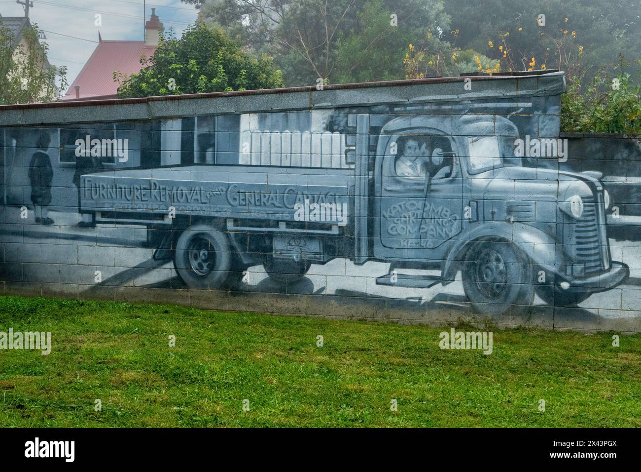 Street Art in Katoomba, NSW, Australien Stockfoto