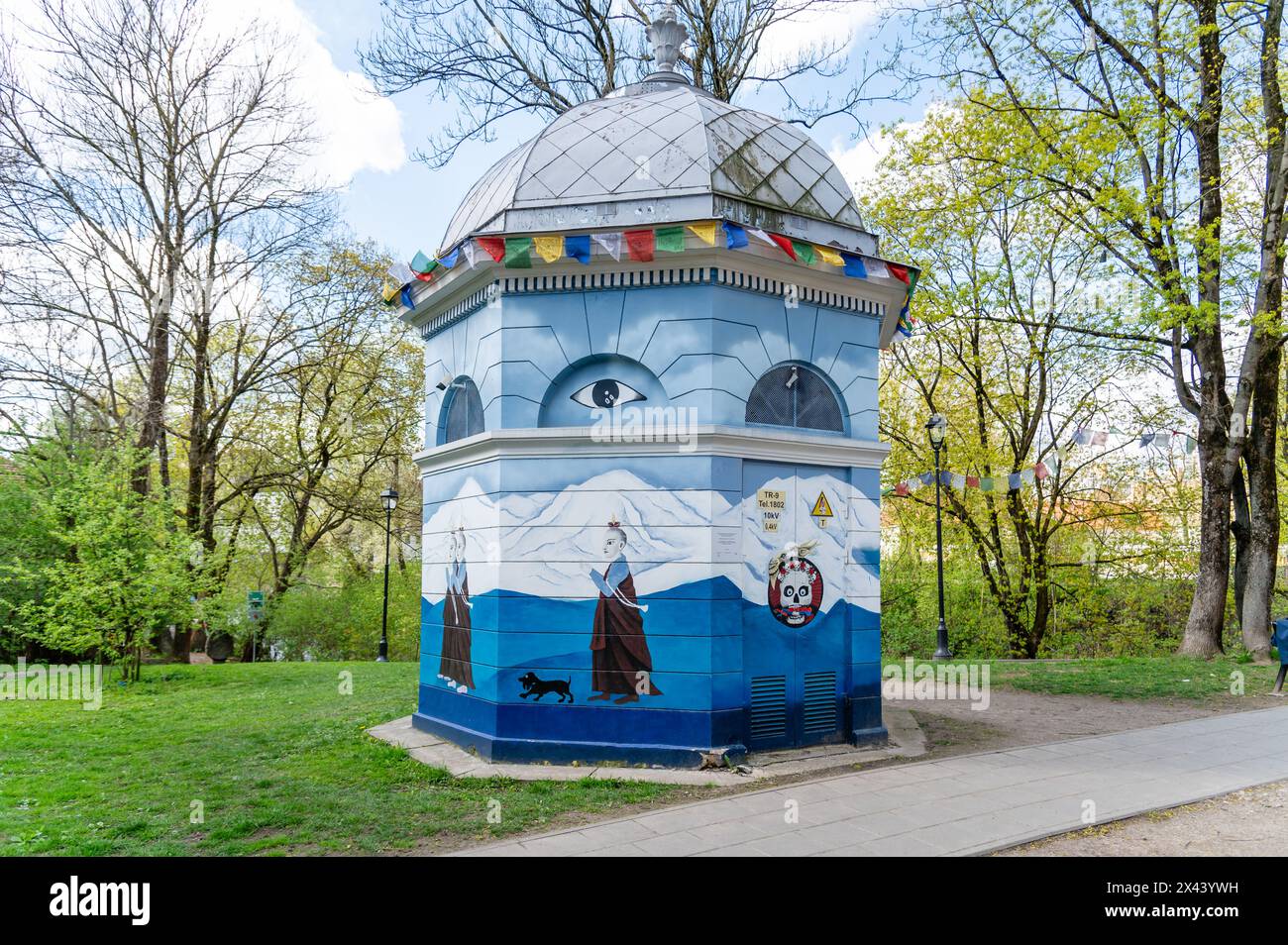 Užupis, Vilnius, Litauen Stockfoto