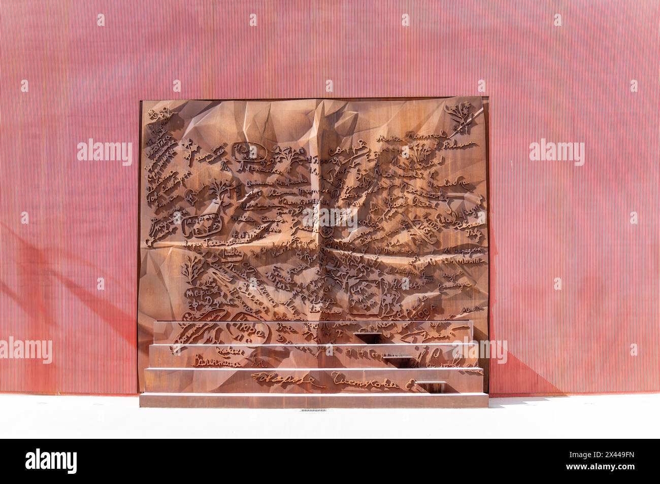 Gedenkstätte für die Opfer der sowjetischen Besatzung "Geschichte taktil", Riga, Lettland Stockfoto