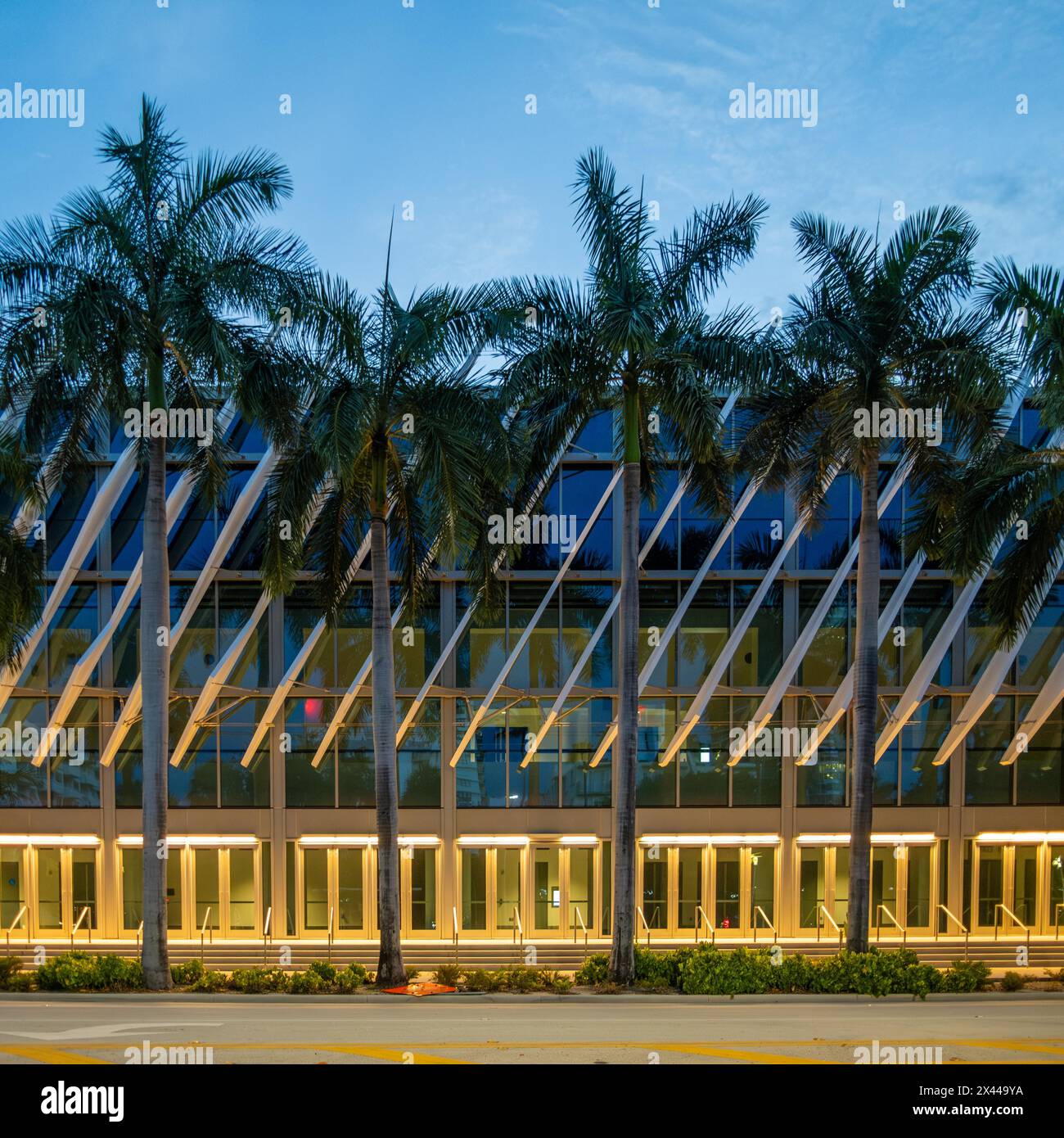 Miami Beach Convention Center, Miami Beach, Florida, Vereinigte Staaten Stockfoto