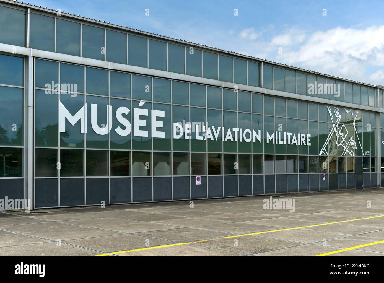 Musee de l'Aviation militaire, Museum für Militärluftfahrt Clin d'Ailes, Payerne, Waadt, Schweiz Stockfoto