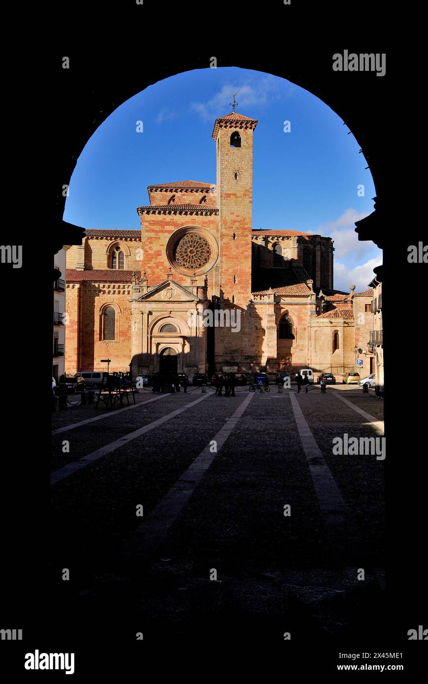 Kathedrale Santa Maria de Siguenza, Guadalajara, Spanien Stockfoto