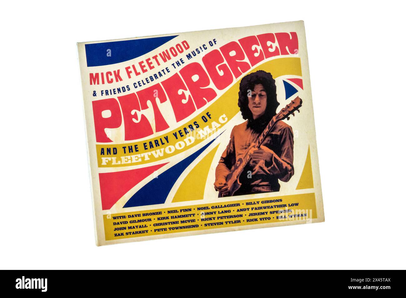 Doppel-CD von Mick Fleetwood & Fiends feiern die Musik von Peter Green und die frühen Jahre von Fleetwood Mac. Live im London Palladium Februar 2020. Stockfoto